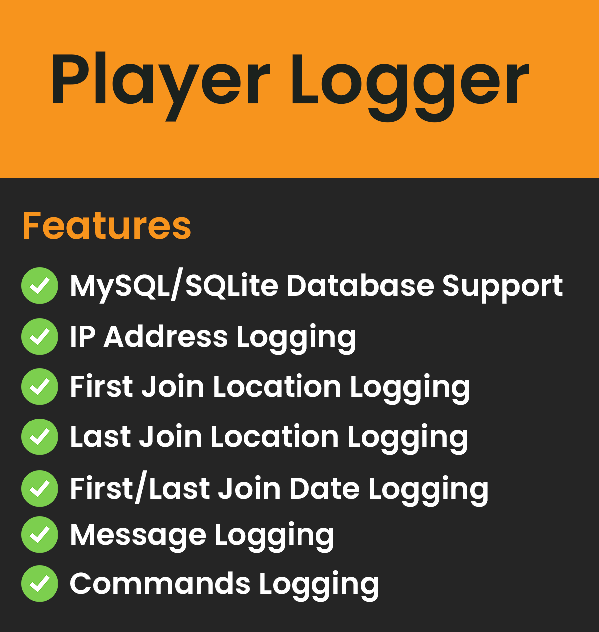 Player Logger | [1.12-1.20] on Polymart - Minecraft Plugins - voxel.shop