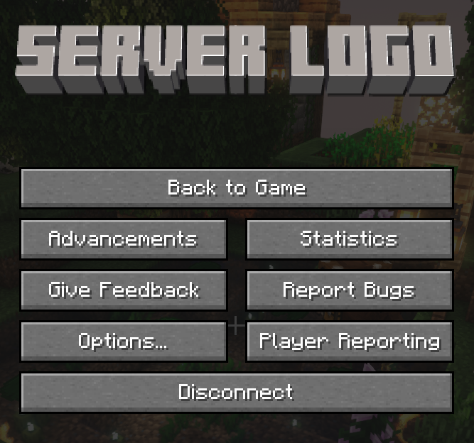 Logo Pause Menu - Alden on voxel.shop - Minecraft Resource packs