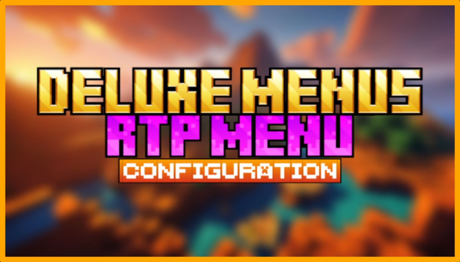 Minecraft Rtp Gui Menu RTP Menu DeluxeMenus on voxel.shop - Minecraft Configurations
