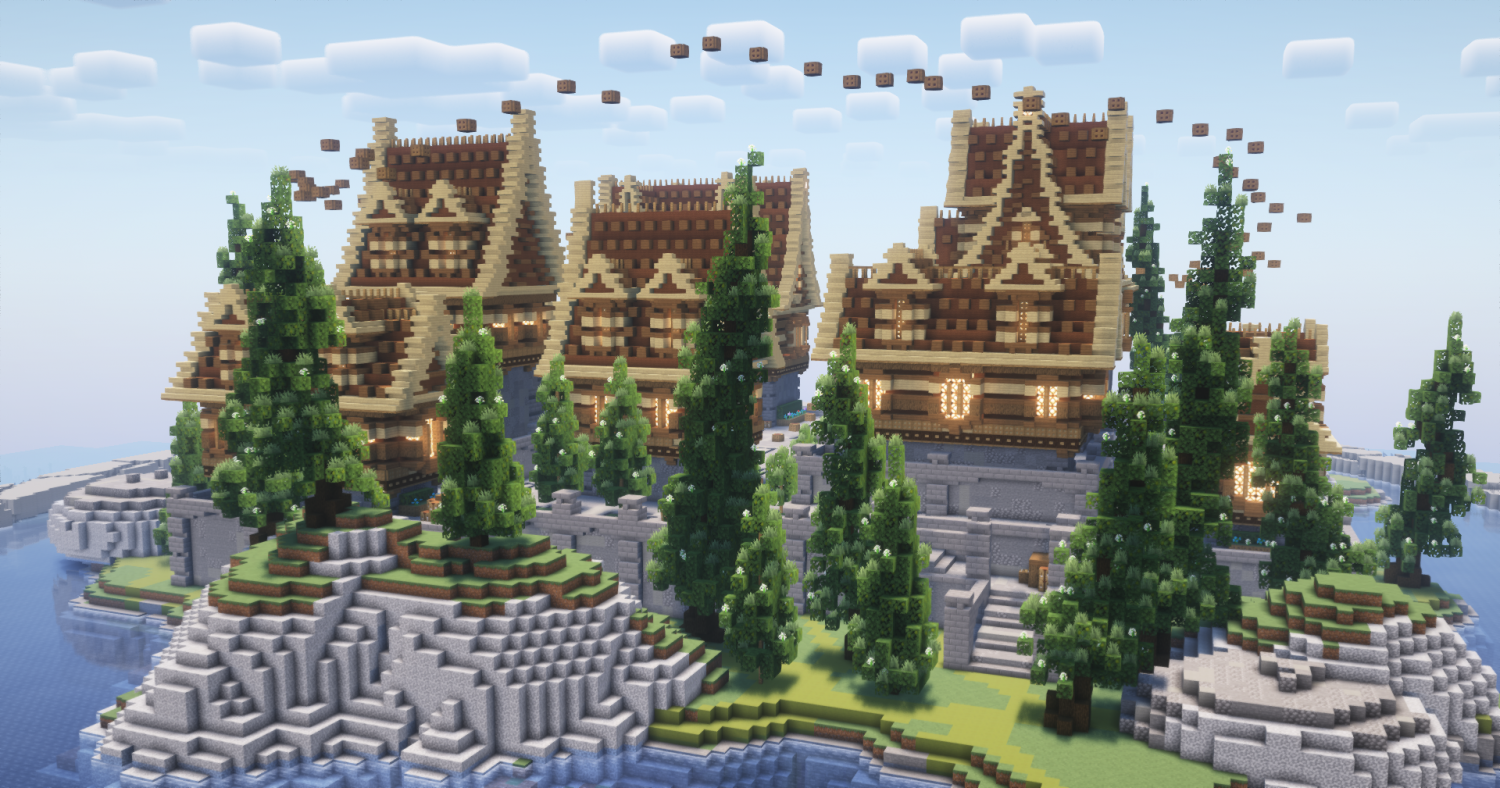 Classic Medieval - Server Spawn on voxel.shop - Minecraft Builds