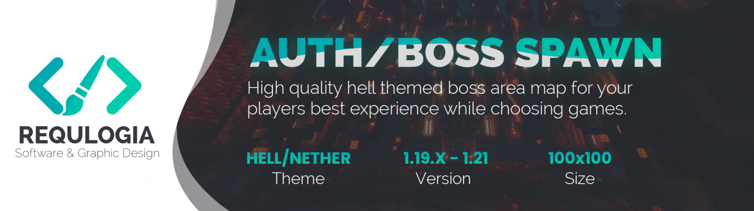 BOSS/AUTH SPAWN - Hell Map on voxel.shop - Minecraft Builds