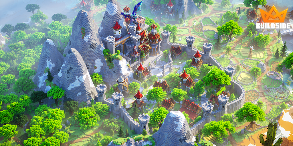 Medieval World - |1000x1000| on voxel.shop - Minecraft Builds