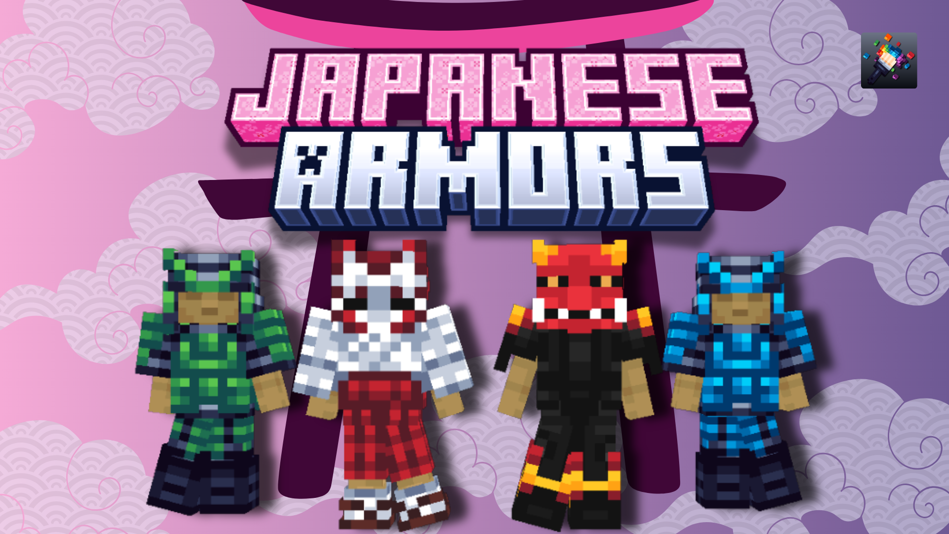 Japanese Armors on voxel.shop - Minecraft Resource packs