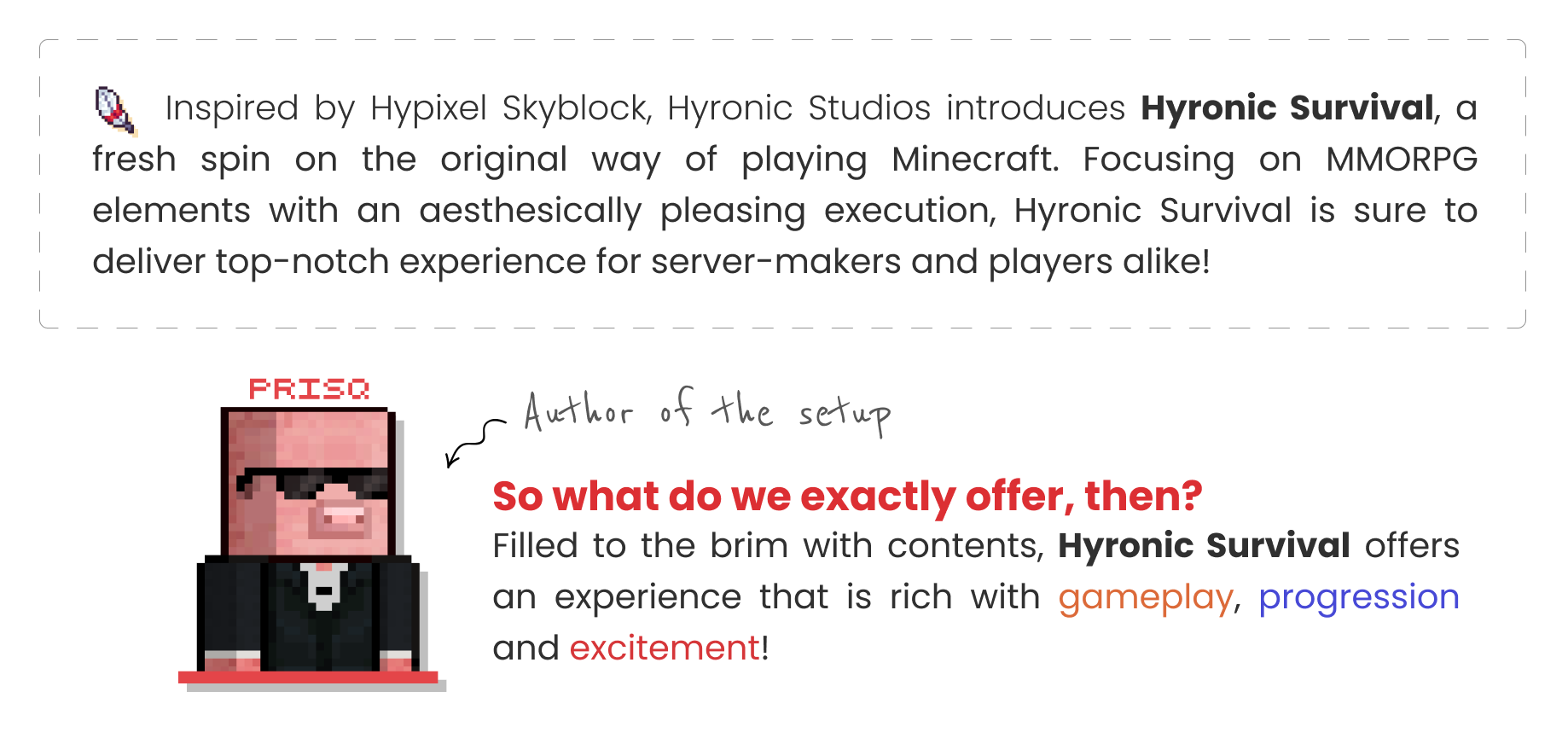 Hyronic Survival Setup on voxel.shop - Minecraft Setups