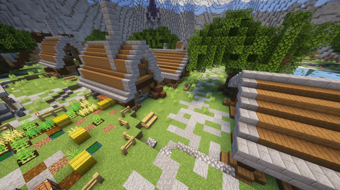 Mountain Village | Minecraft Map on voxel.shop - Minecraft Builds