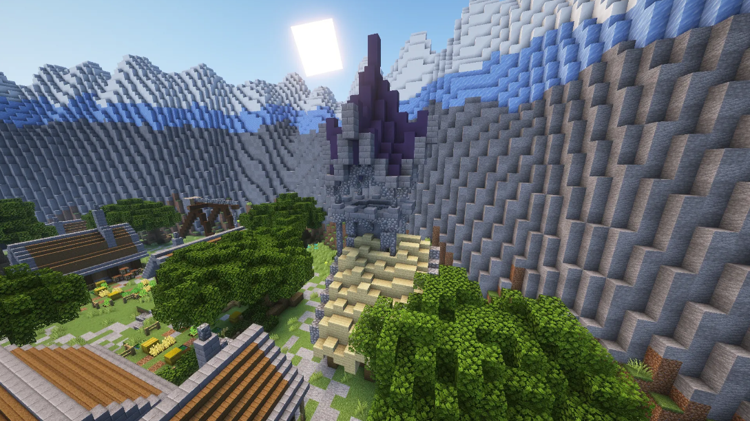 Mountain Village | Minecraft Map on voxel.shop - Minecraft Builds