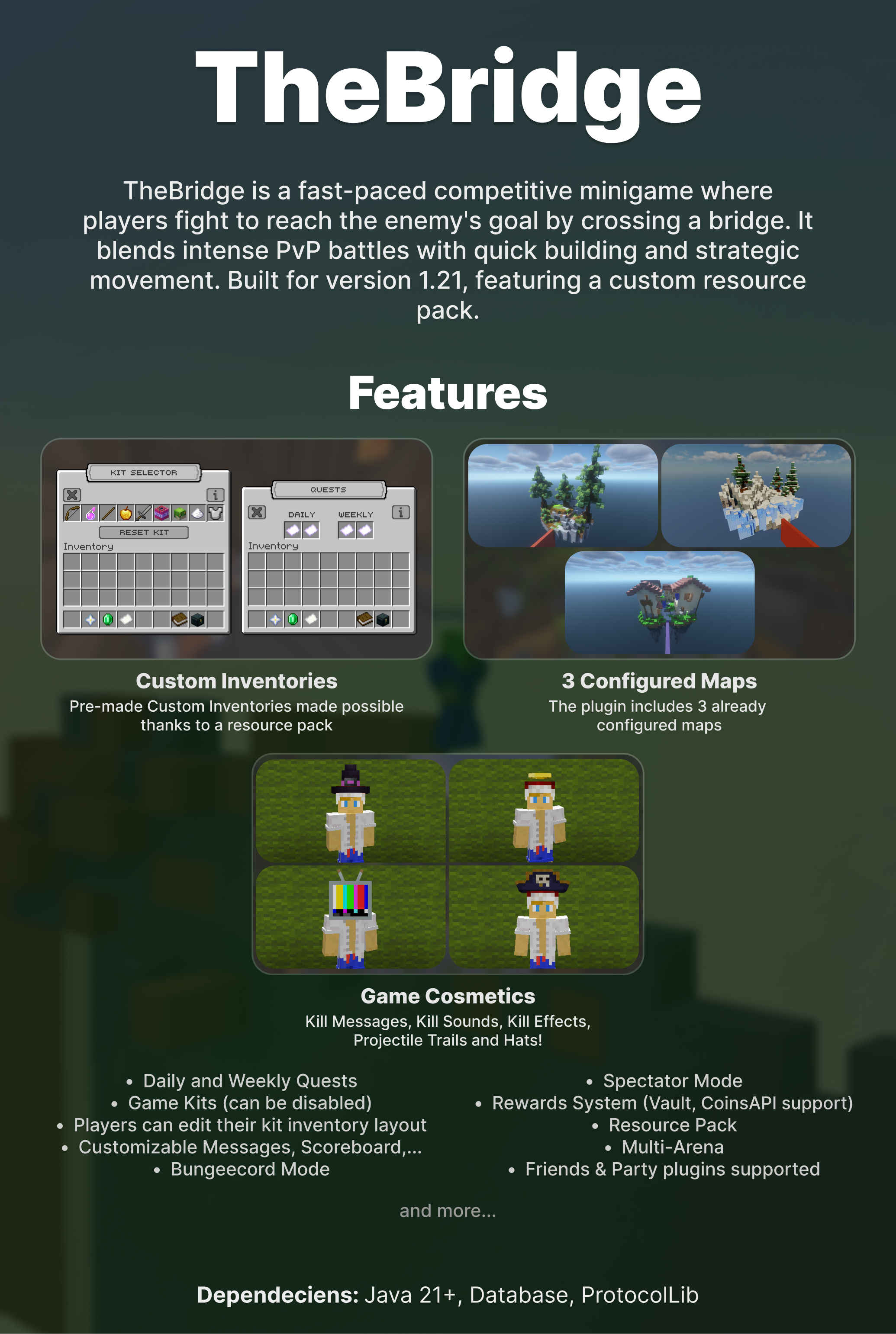 TheBridge Minigame Plugin on voxel.shop - Minecraft Plugins