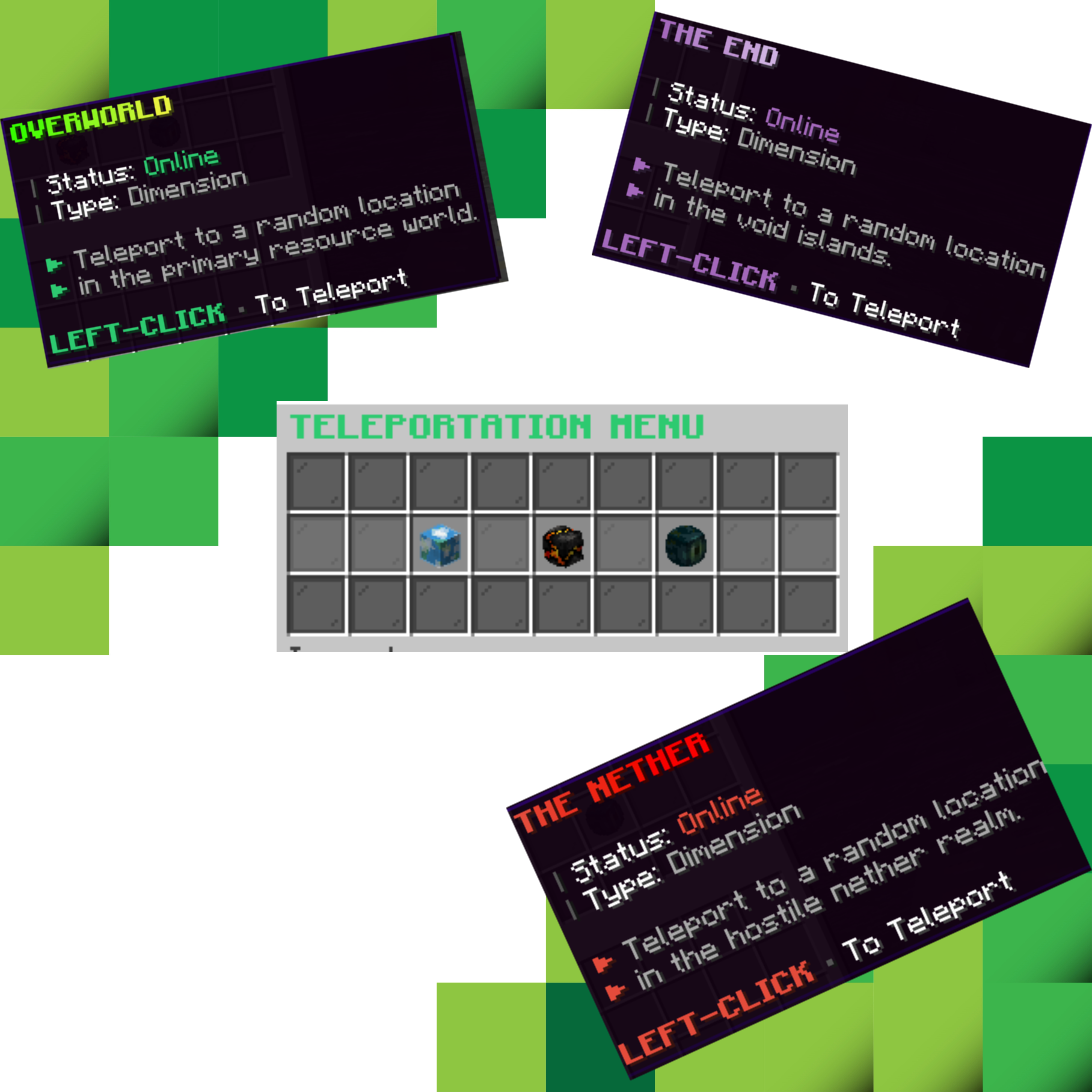 Minecraft Rtp Gui Menu FREE | RTP Menu Config on voxel.shop - Minecraft Configurations