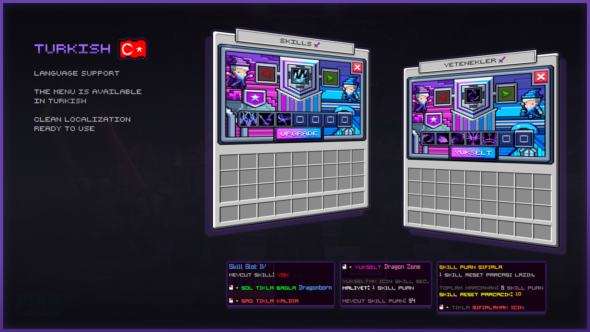 MMOCore Skills GUI | Custom UI on voxel.shop - Minecraft Resource packs